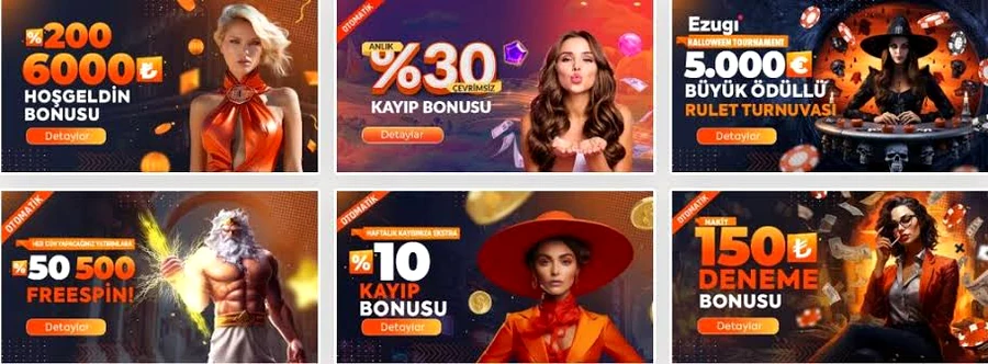 Sweet Bonanza casino hoş geldin bonusu ve promosyon ekranı