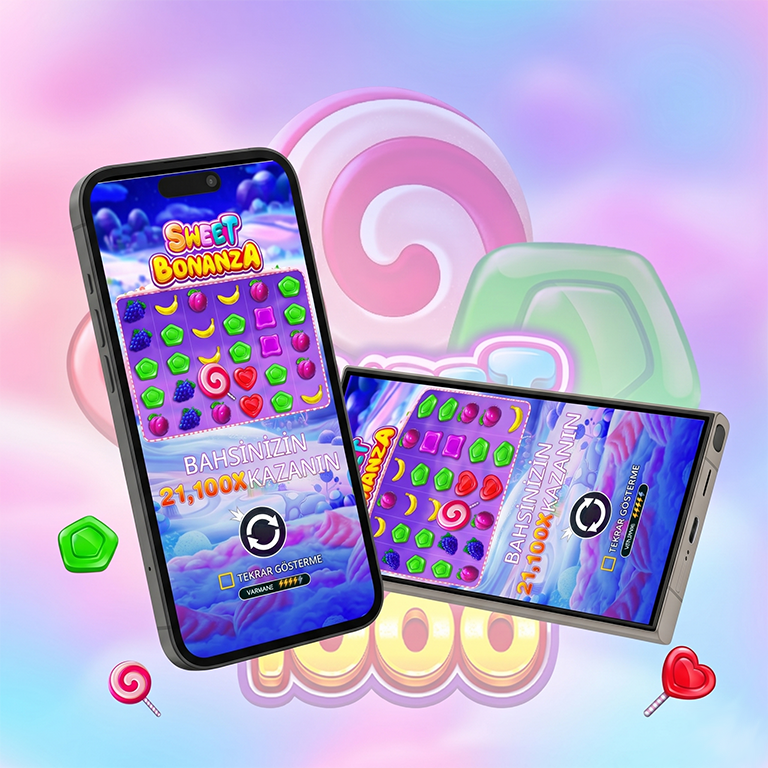 Sweet Bonanza mobil oyun ekranı